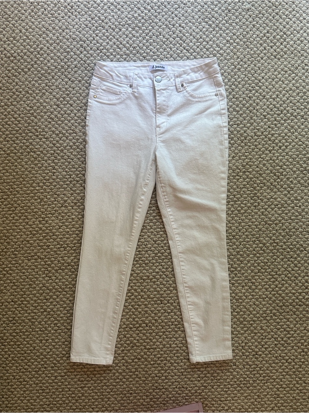 d. jeans White Skinny Women's Jeans